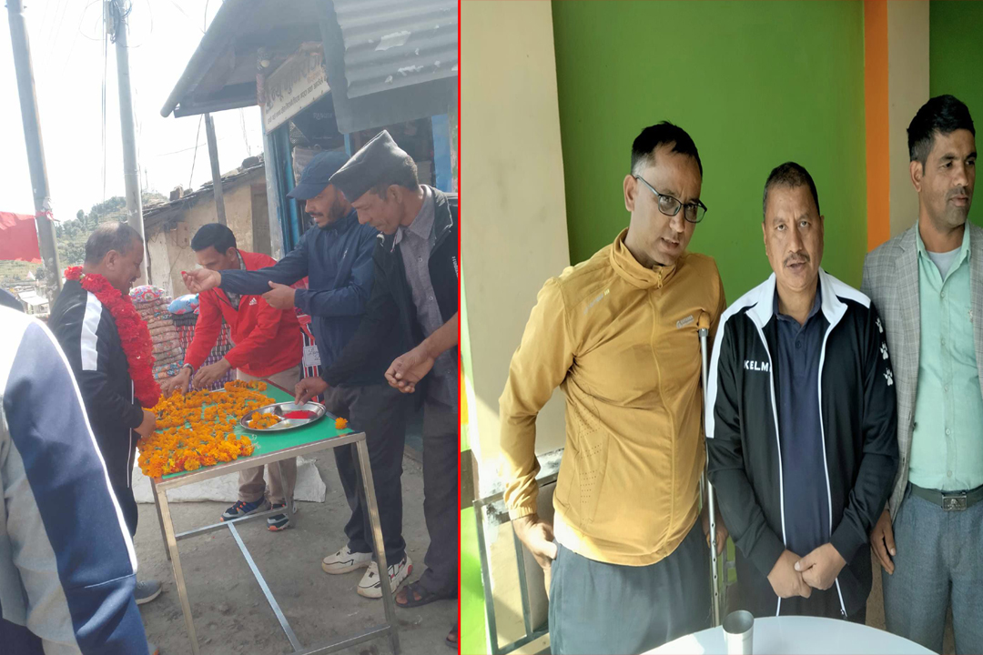 नेपाल कम्युनिष्ट पार्टीका महासचिव विप्लवले खोड्पेमा नेता कार्यकर्तासंग गरे छलफल